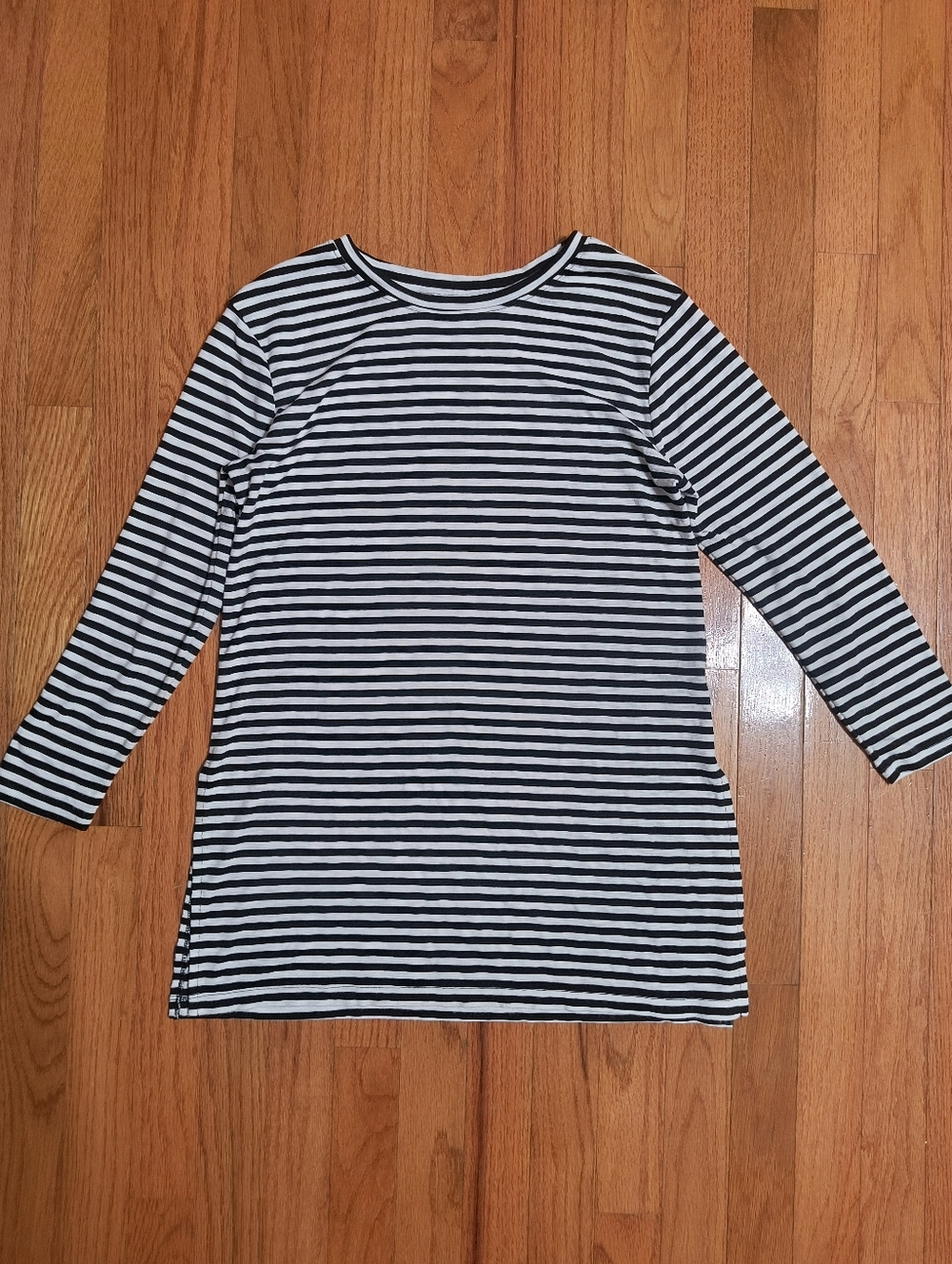 3/$10⭐ Old Navy Black And White Striped Tunic, Women's Small